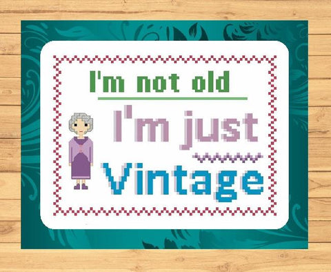 I'm Vintage - Iris Originals