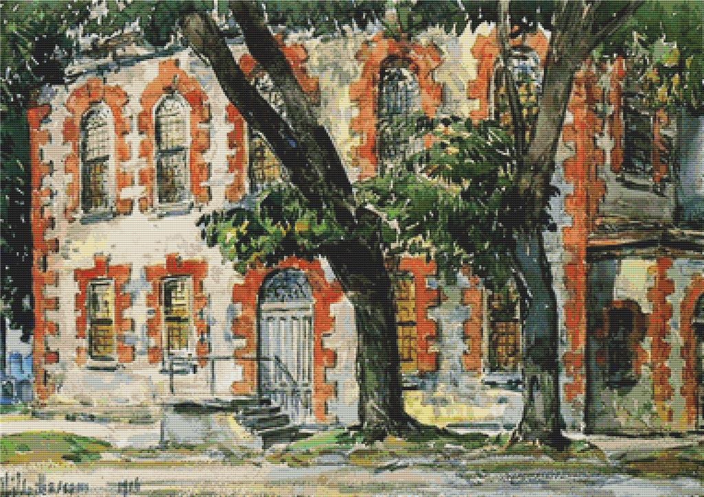 Old Dutch Building - X Squared Cross Stitch