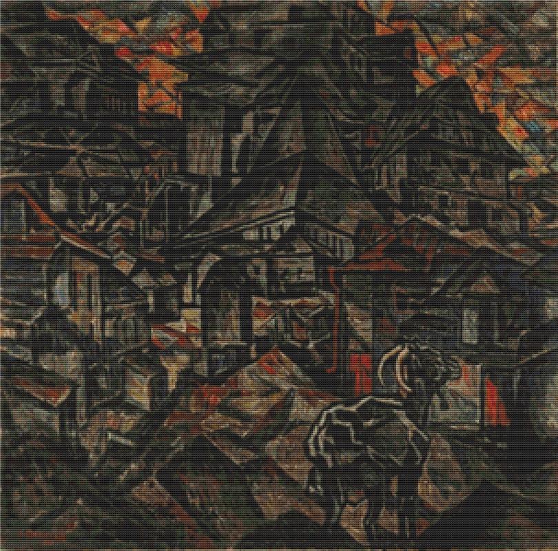Destruction Of The Ghetto - X Squared Cross Stitch