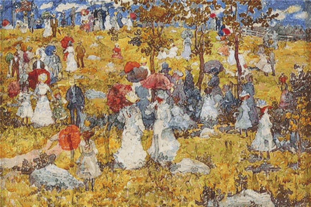 At The Park - X Squared Cross Stitch