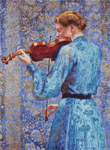 The Violinist - X Squared Cross Stitch