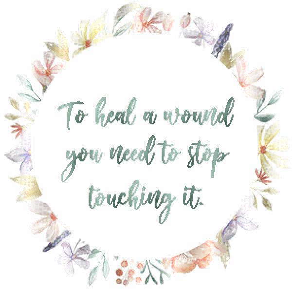 To Heal A Wound - X Squared Cross Stitch
