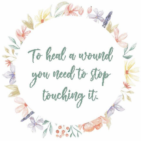 To Heal A Wound - X Squared Cross Stitch