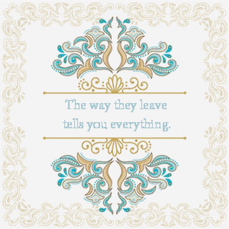 The Way They Leave - X Squared Cross Stitch
