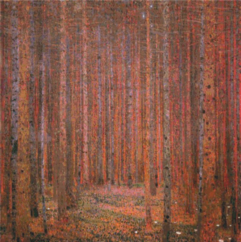 Fir Forest I - X Squared Cross Stitch