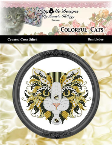 Colorful Cats Bumblebee - Kitty & Me Designs