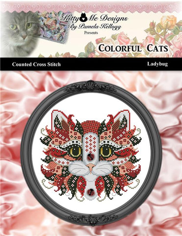 Colorful Cats Ladybug - Kitty & Me Designs