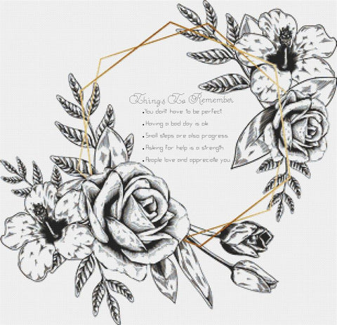 Things To Remember - X Squared Cross Stitch