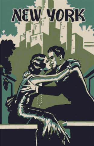 New York - X Squared Cross Stitch