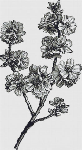 Branch Of Flowers - X Squared Cross Stitch