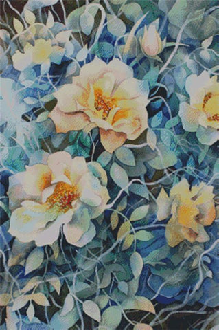Watercolor Flowers 3 - Fox Trails Needlework