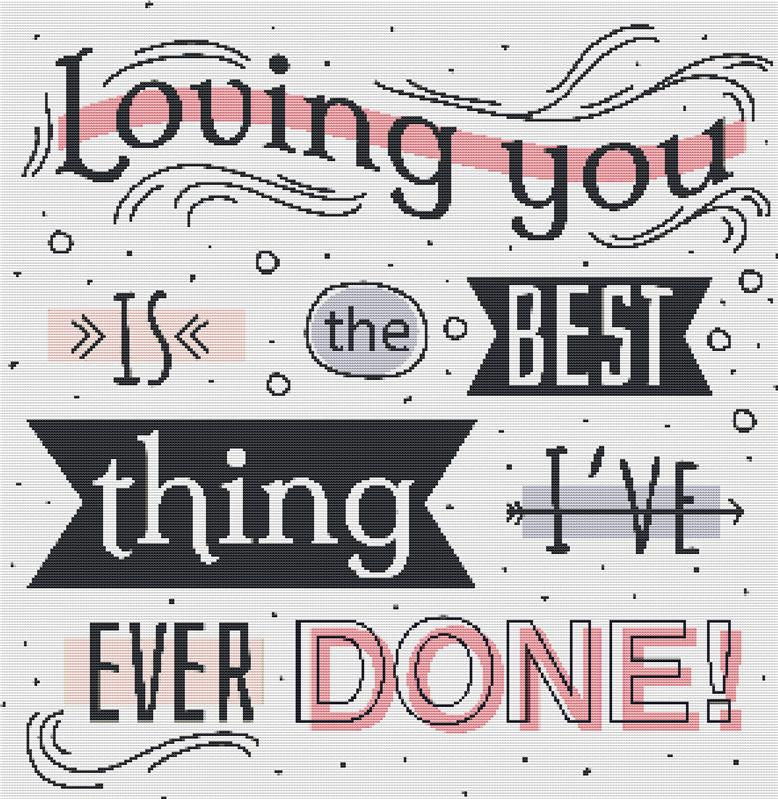 Loving You - X Squared Cross Stitch