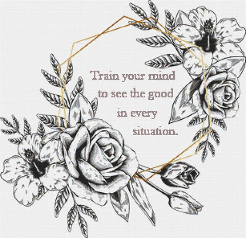 Train Your Mind - X Squared Cross Stitch