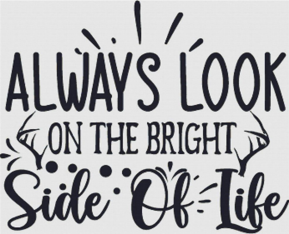 Bright Side Of Life - X Squared Cross Stitch