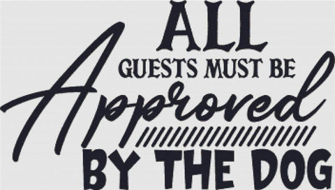 Approved By The Dog - X Squared Cross Stitch