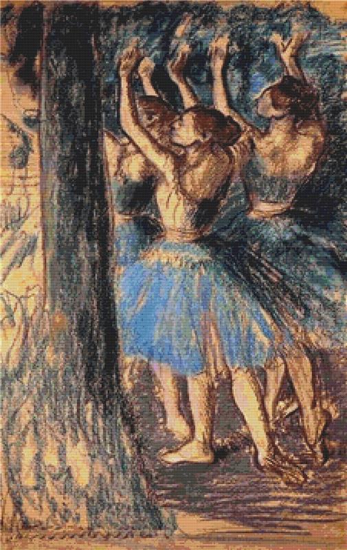 Group of Dancers - X Squared Cross Stitch
