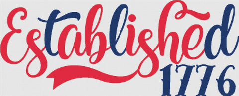 Established 1776 - X Squared Cross Stitch