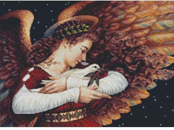 Mini The Angel And The Dove - Artecy Cross Stitch