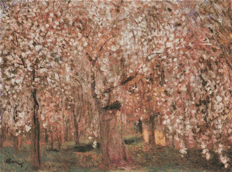 Cherry Tree Blossoms - X Squared Cross Stitch