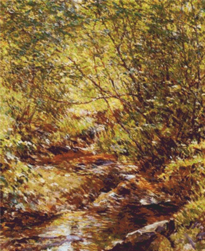 A Woodland Stream - X Squared Cross Stitch