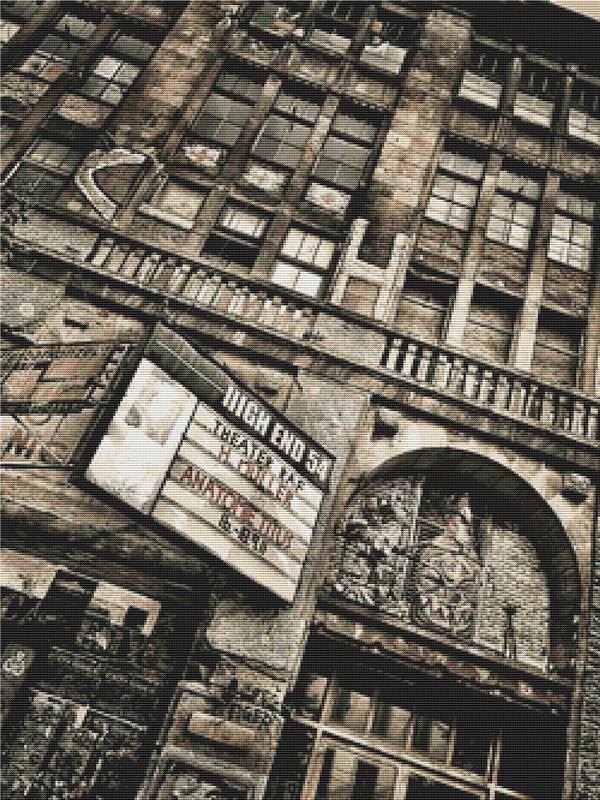 Old Theatre - X Squared Cross Stitch