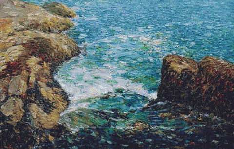 Surf And Rocks - X Squared Cross Stitch