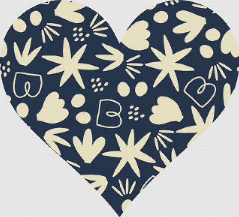 Arles Heart IV - X Squared Cross Stitch