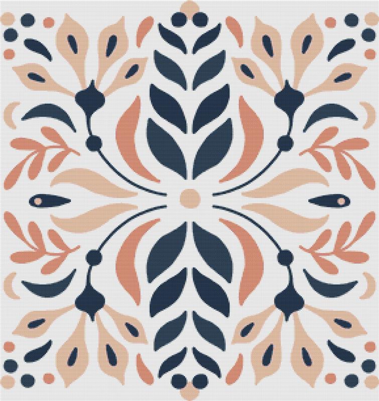 Blooming Flourish - X Squared Cross Stitch