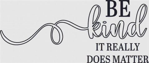 Be Kind - X Squared Cross Stitch