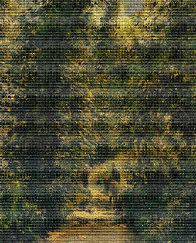 Path Under The Trees - X Squared Cross Stitch