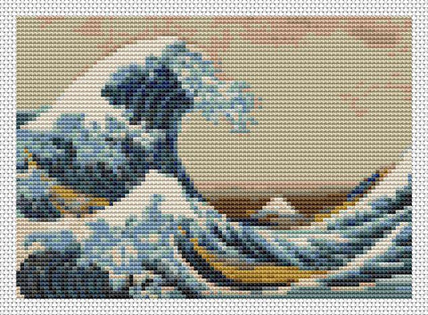 Great Wave Off Kanagawa (Mini Chart) - Art of Stitch, The