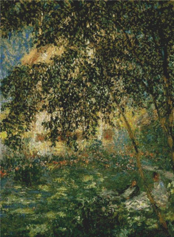 Relaxing In The Garden - X Squared Cross Stitch