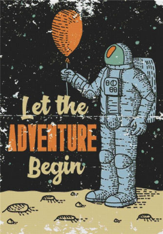 Let The Adventure Begin - X Squared Cross Stitch