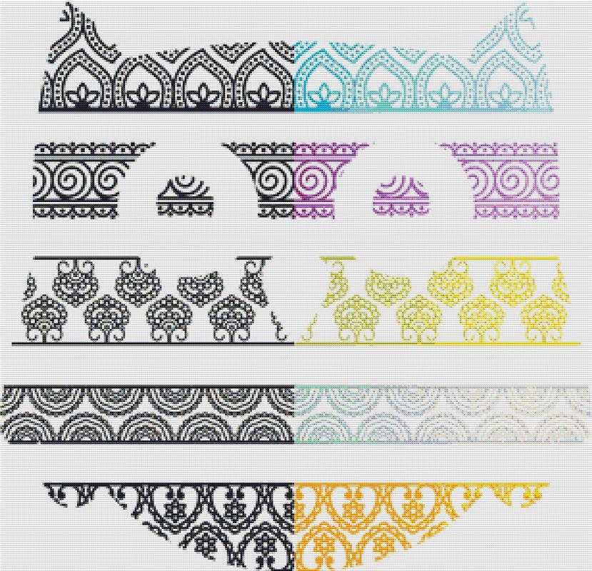 Paisley Striped Owl - X Squared Cross Stitch