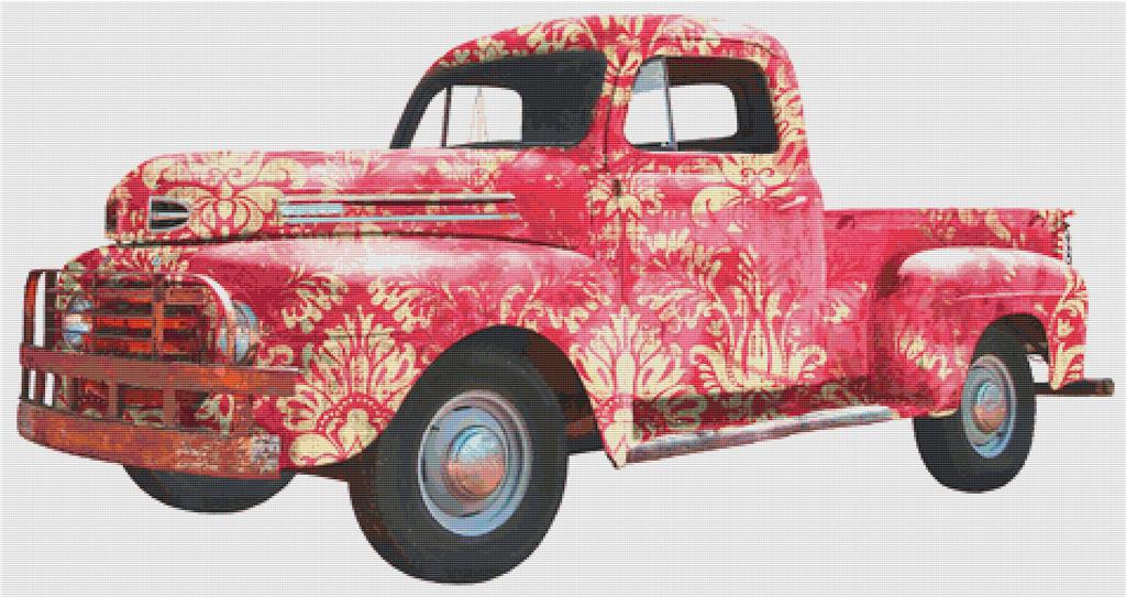 Antique Truck - X Squared Cross Stitch