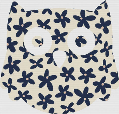Blooming Owl - X Squared Cross Stitch