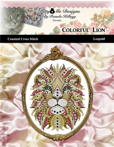 Colorful Lion Leopold - Kitty & Me Designs