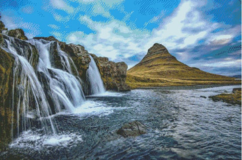 Iceland Waterfalls - Fox Trails Needlework