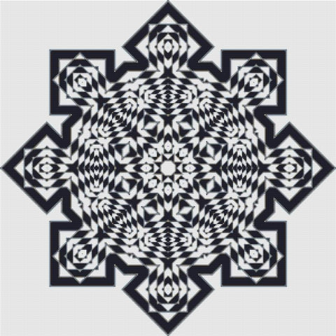 Geometric Mandala - X Squared Cross Stitch