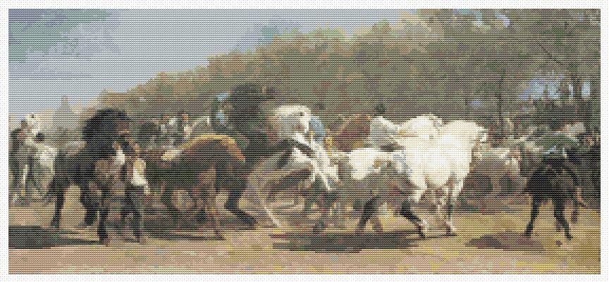 The Horse Fair - Art of Stitch, The