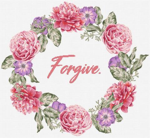 Forgive - X Squared Cross Stitch