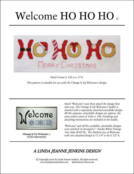 Welcome HO HO HO - Linda Jeanne Jenkins