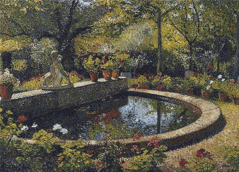Fountain In My Garden - X Squared Cross Stitch