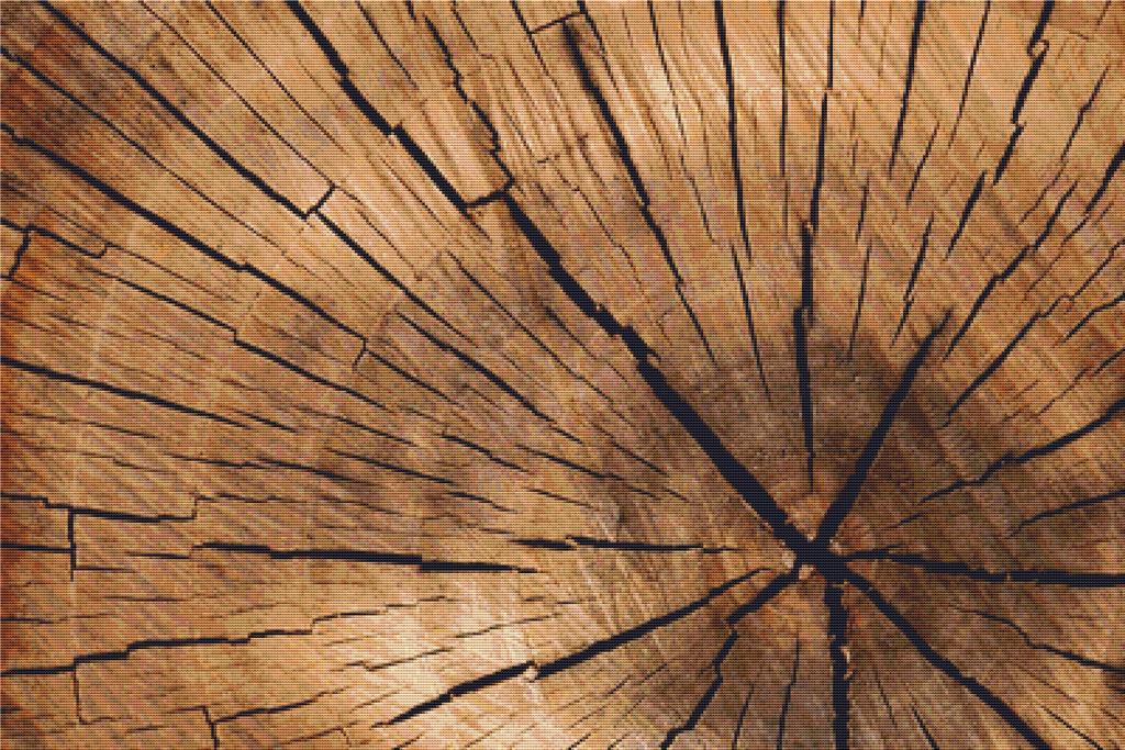 Cut Log - X Squared Cross Stitch