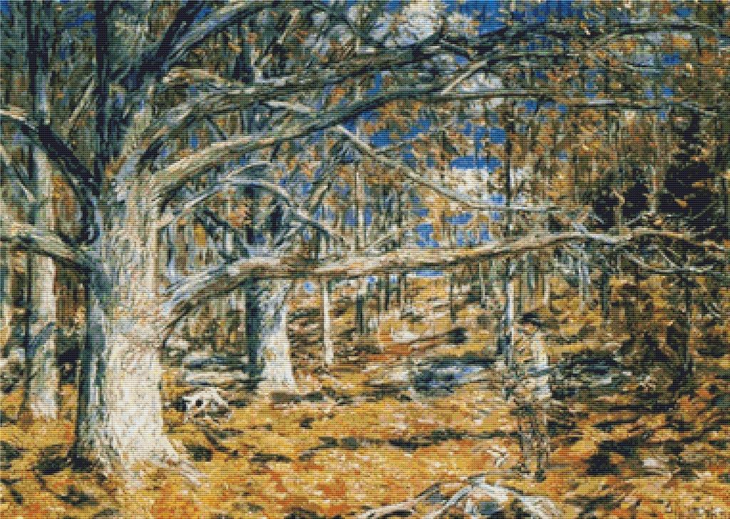 Connecticut Hunting Scene - X Squared Cross Stitch