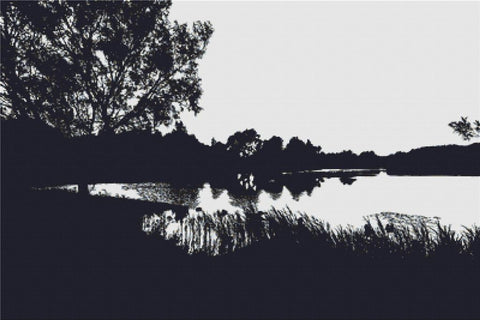 Landscape Silhouette - X Squared Cross Stitch