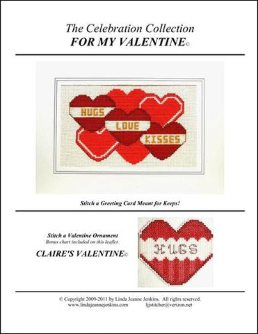 For My Valentine With Bonus Claire's Valentine - Linda Jeanne Jenkins