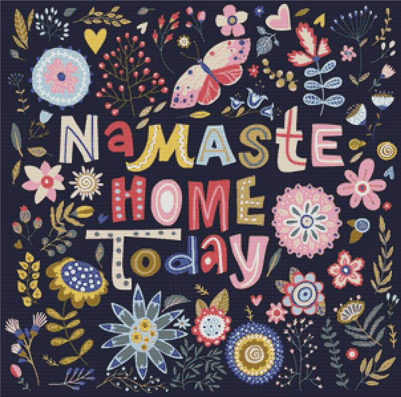 Namaste Home - X Squared Cross Stitch