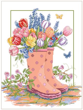 Spring Floral Rainboots - Kooler Design Studio