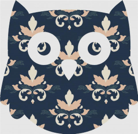 Blooming Owl II - X Squared Cross Stitch